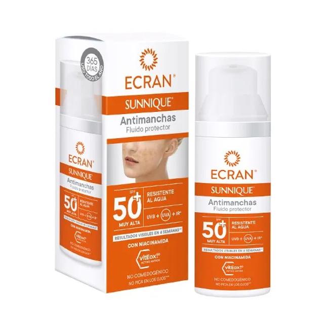 Pantalla facial protectora sunnical Antimanchas SPF50 +.